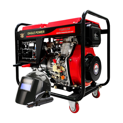 Promotional Portable Silent Generator Electric Welding Welder and Generator Silent Diesel Machine